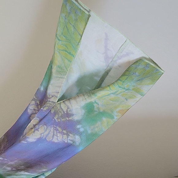 Soft Surroundings Blue Watercolor Tie Dye Kechmara Tunic Size Medium - Picture 4 of 8